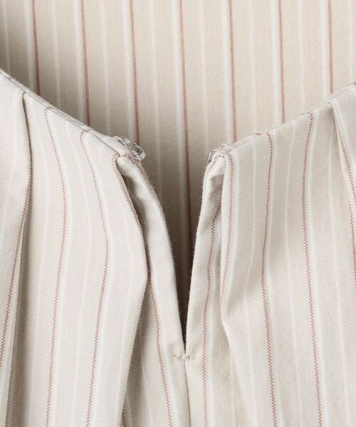 L size ONWARD(大きいサイズ) / エルサイズオンワード カットソー | ストライプジャージー バックペプラム カットソー | 詳細11