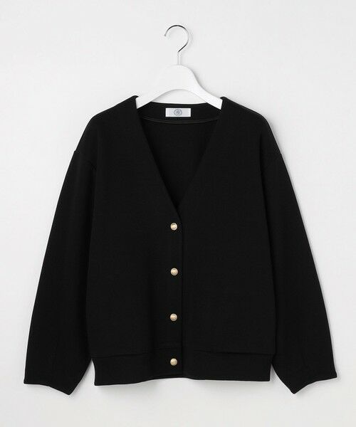 L size ONWARD(大きいサイズ) / エルサイズオンワード カーディガン・ボレロ | ジャージー Vネック カーディガン | 詳細7