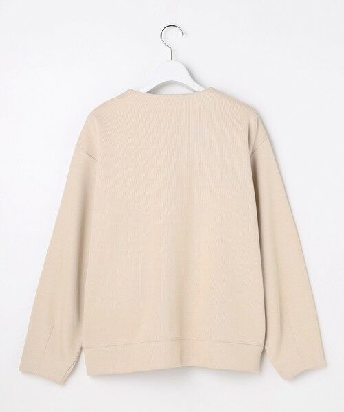 L size ONWARD(大きいサイズ) / エルサイズオンワード カーディガン・ボレロ | ジャージー Vネック カーディガン | 詳細10