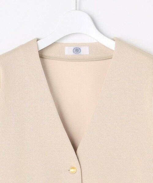 L size ONWARD(大きいサイズ) / エルサイズオンワード カーディガン・ボレロ | ジャージー Vネック カーディガン | 詳細11