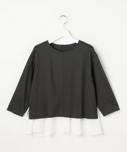 L size ONWARD(大きいサイズ) / エルサイズオンワード カットソー | コンパクトポンチ カットソー | 詳細4