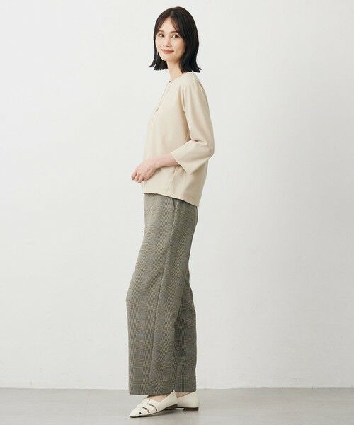 L size ONWARD(大きいサイズ) / エルサイズオンワード カットソー | ラメ針抜き カットソー | 詳細2