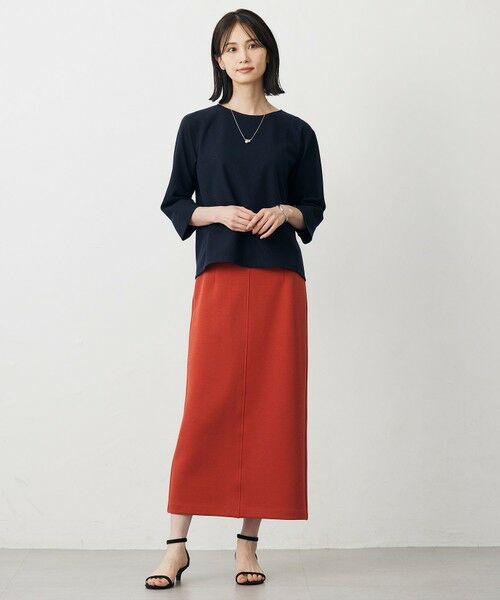 L size ONWARD(大きいサイズ) / エルサイズオンワード カットソー | ラメ針抜き カットソー | 詳細13