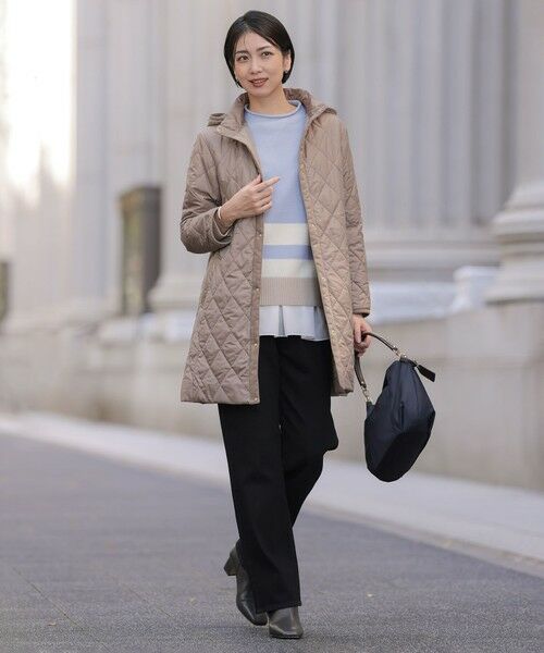 L size ONWARD(大きいサイズ) / エルサイズオンワード カットソー | 【WEB限定カラーあり】レイヤードジャージー フレア カットソー | 詳細2