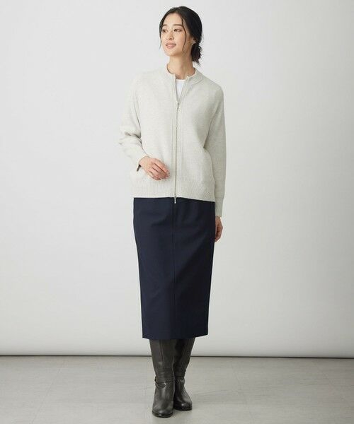 L size ONWARD(大きいサイズ) / エルサイズオンワード カットソー | レイヤードジャージー Tシャツ カットソー | 詳細6