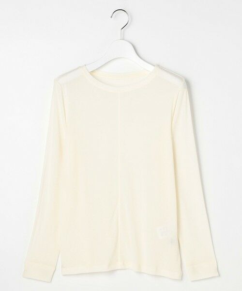 L size ONWARD(大きいサイズ) / エルサイズオンワード カットソー | 【WEB限定】シアーストレッチフライス クルーネック シアー カットソー | 詳細17