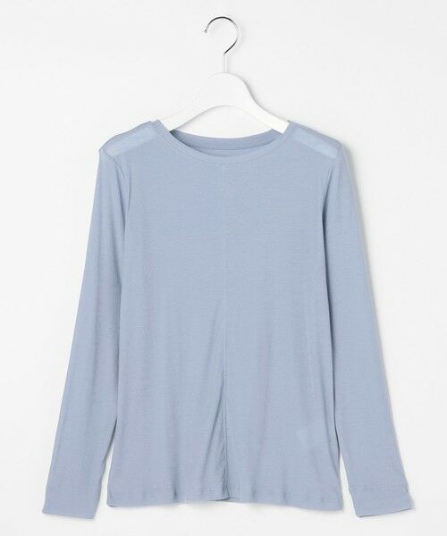 L size ONWARD(大きいサイズ) / エルサイズオンワード カットソー | 【WEB限定】シアーストレッチフライス クルーネック シアー カットソー | 詳細21