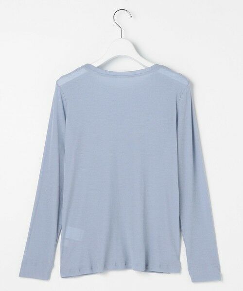 L size ONWARD(大きいサイズ) / エルサイズオンワード カットソー | 【WEB限定】シアーストレッチフライス クルーネック シアー カットソー | 詳細22