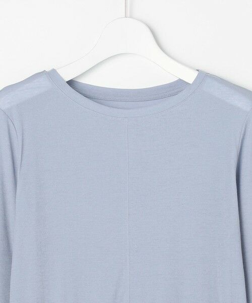 L size ONWARD(大きいサイズ) / エルサイズオンワード カットソー | 【WEB限定】シアーストレッチフライス クルーネック シアー カットソー | 詳細23