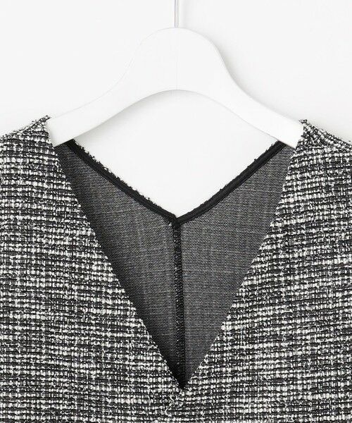 L size ONWARD(大きいサイズ) / エルサイズオンワード カットソー | 【WEB限定】ラメツイード ビスチェ | 詳細6