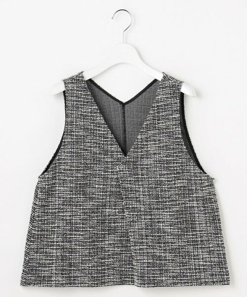 L size ONWARD(大きいサイズ) / エルサイズオンワード カットソー | 【WEB限定】ラメツイード ビスチェ | 詳細4