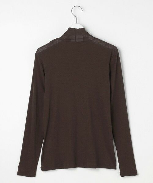 L size ONWARD(大きいサイズ) / エルサイズオンワード カットソー | 【WEB限定】シアーストレッチフライス メローネック シアー カットソー | 詳細4