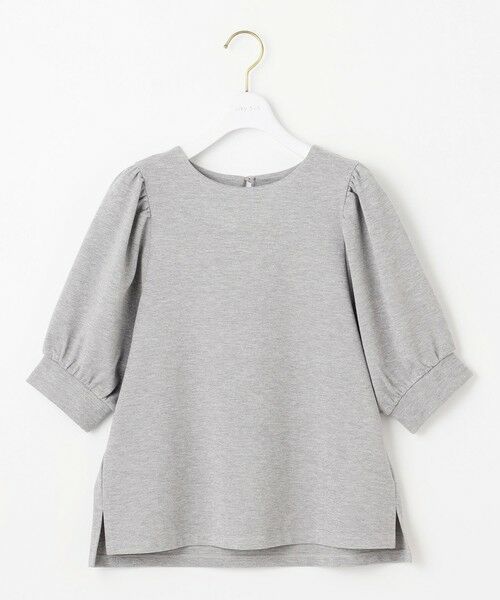 L size ONWARD(大きいサイズ) / エルサイズオンワード カットソー | シャイニーラメパフスリーブ カットソー | 詳細5