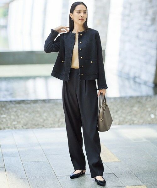 L size ONWARD(大きいサイズ) / エルサイズオンワード カットソー | 【カタログ掲載】ラメトリコットジャージー カットソー | 詳細7