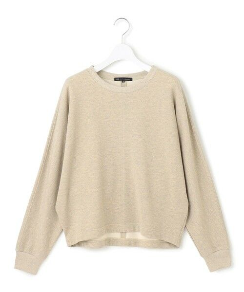 L size ONWARD(大きいサイズ) / エルサイズオンワード カットソー | 【洗える】シャイニーコットンテリー ドルマン スウェット | 詳細7