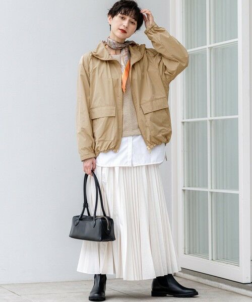 L size ONWARD(大きいサイズ) / エルサイズオンワード カットソー | 【洗える】シャイニーコットンテリー ドルマン スウェット | 詳細5