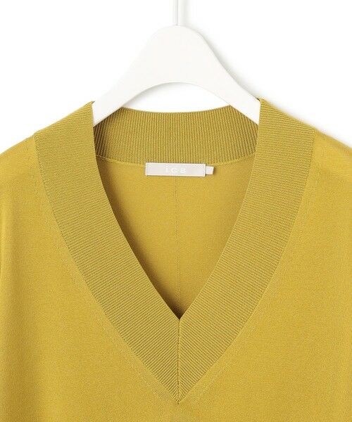 L size ONWARD(大きいサイズ) / エルサイズオンワード ニット・セーター | 【洗える】シルクヴィスコースハイゲージ Vネックニット | 詳細10