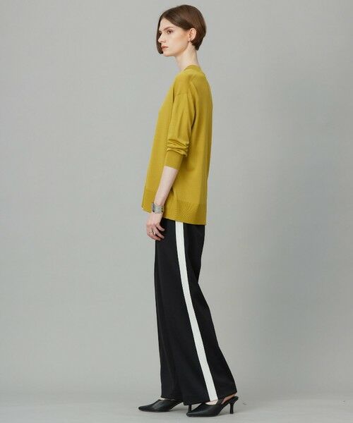 L size ONWARD(大きいサイズ) / エルサイズオンワード ニット・セーター | 【洗える】シルクヴィスコースハイゲージ Vネックニット | 詳細7