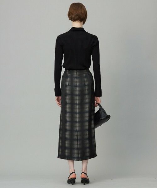 L size ONWARD(大きいサイズ) / エルサイズオンワード カーディガン・ボレロ | 【洗える】シルクヴィスコースハイゲージ ジップアップカーディガン | 詳細8