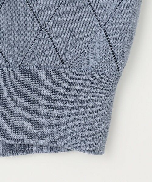 L size ONWARD(大きいサイズ) / エルサイズオンワード ニット・セーター | 【洗える・抗菌防臭】COTTON POLYESTER ポロ ニット | 詳細10