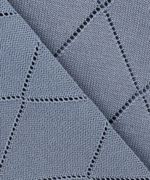 L size ONWARD(大きいサイズ) / エルサイズオンワード ニット・セーター | 【洗える・抗菌防臭】COTTON POLYESTER ポロ ニット | 詳細11