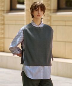 L size ONWARD(大きいサイズ) / エルサイズオンワード ベスト | ニット ベスト