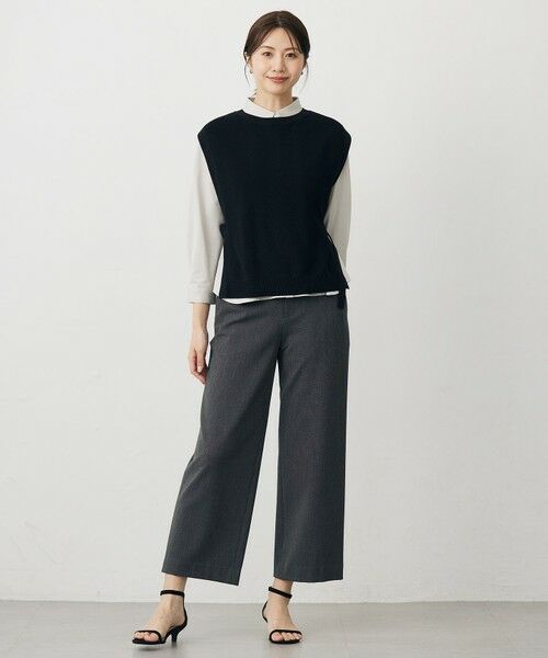 L size ONWARD(大きいサイズ) / エルサイズオンワード ベスト | ニット ベスト | 詳細7