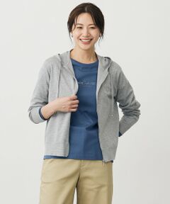 L size ONWARD(大きいサイズ) / エルサイズオンワード パーカー | Vis/Peスパーク ニット パーカー