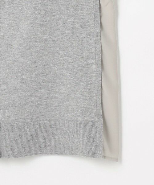 L size ONWARD(大きいサイズ) / エルサイズオンワード カーディガン・ボレロ | Vis/Peスパーク ニット カーディガン | 詳細9