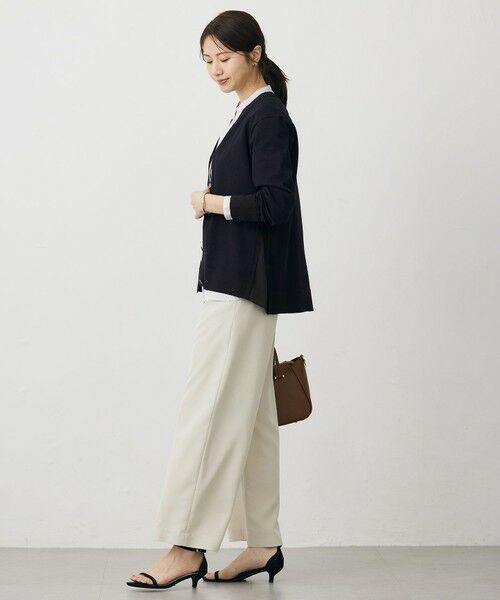 L size ONWARD(大きいサイズ) / エルサイズオンワード カーディガン・ボレロ | Vis/Peスパーク ニット カーディガン | 詳細21