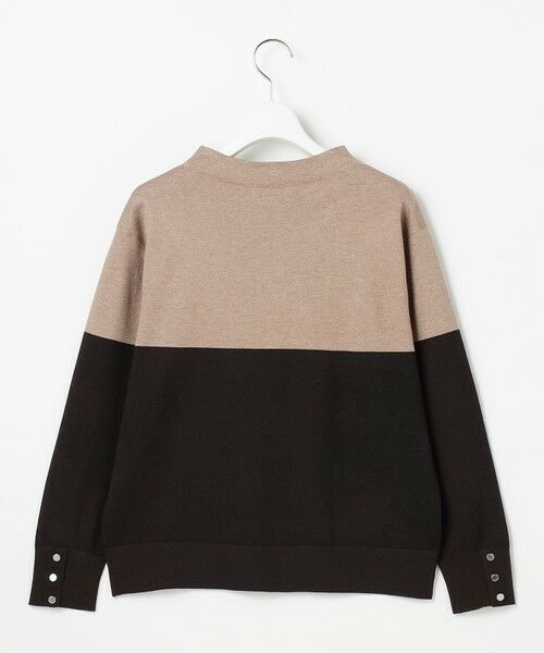 L size ONWARD(大きいサイズ) / エルサイズオンワード ニット・セーター | Vis/Peスパーク カラーブロッキング ニット | 詳細6