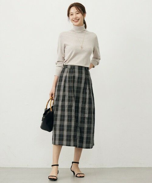 L size ONWARD(大きいサイズ) / エルサイズオンワード ニット・セーター | 【人気のため新色追加】PRINCE タートルネック ニット | 詳細1