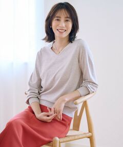 L size ONWARD(大きいサイズ) / エルサイズオンワード ニット・セーター | 【人気のため新色追加】PRINCE Vネック ニット