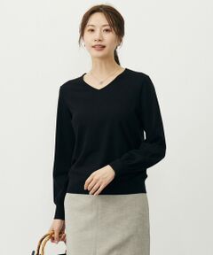 L size ONWARD(大きいサイズ) / エルサイズオンワード ニット・セーター | 【人気のため新色追加】PRINCE Vネック ニット
