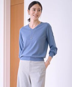 L size ONWARD(大きいサイズ) / エルサイズオンワード ニット・セーター | 【人気のため新色追加】PRINCE Vネック ニット