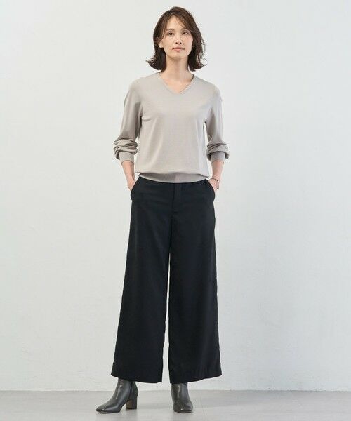 L size ONWARD(大きいサイズ) / エルサイズオンワード ニット・セーター | 【人気のため新色追加】PRINCE Vネック ニット | 詳細4