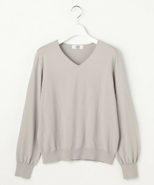 L size ONWARD(大きいサイズ) / エルサイズオンワード ニット・セーター | 【人気のため新色追加】PRINCE Vネック ニット | 詳細8