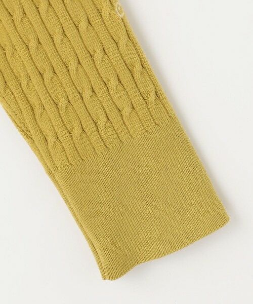 L size ONWARD(大きいサイズ) / エルサイズオンワード カーディガン・ボレロ | 【UVカット・洗える】ケーブルニット カーディガン | 詳細25