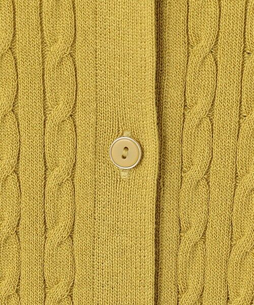 L size ONWARD(大きいサイズ) / エルサイズオンワード カーディガン・ボレロ | 【UVカット・洗える】ケーブルニット カーディガン | 詳細28