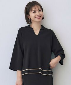 L size ONWARD(大きいサイズ) / エルサイズオンワード ニット・セーター | レーヨンストレッチスキッパー ニット