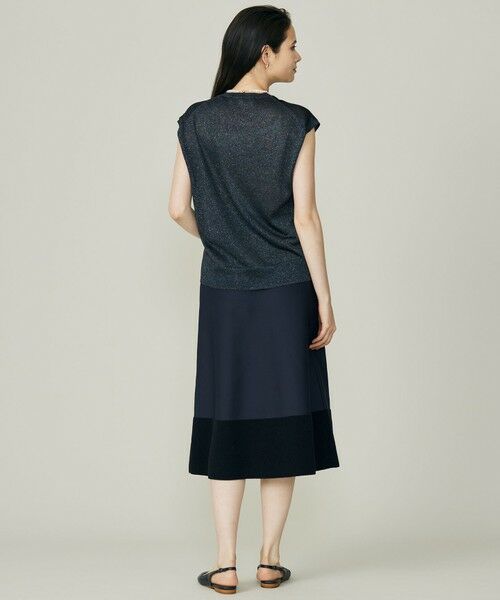 L size ONWARD(大きいサイズ) / エルサイズオンワード ニット・セーター | 【カタログ掲載】カラーミックスラメスリーブレス ニット | 詳細8