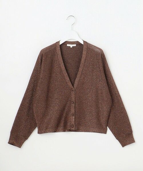 L size ONWARD(大きいサイズ) / エルサイズオンワード カーディガン・ボレロ | 【カタログ掲載】カラーミックスラメ カーディガン | 詳細3