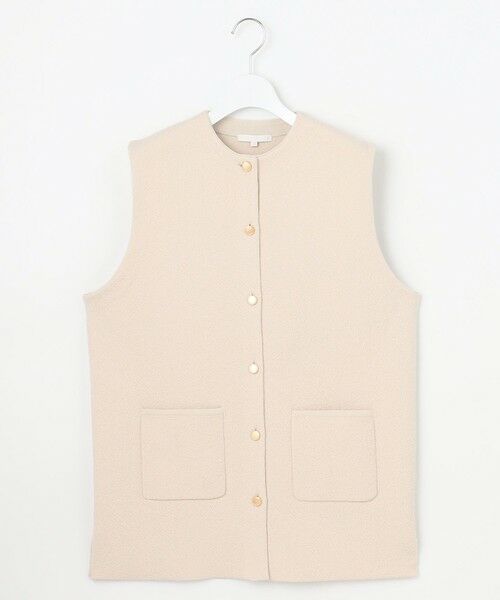 L size ONWARD(大きいサイズ) / エルサイズオンワード ベスト | 【カタログ掲載】ループボンディングニット ベスト | 詳細3