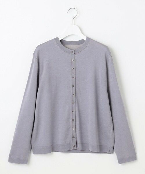 L size ONWARD(大きいサイズ) / エルサイズオンワード カーディガン・ボレロ | 【アンサンブル対応】アセテートコットン カーディガン | 詳細6