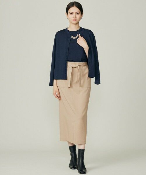 L size ONWARD(大きいサイズ) / エルサイズオンワード ニット・セーター | 【アンサンブル対応】アセテートコットンプルオーバー ニット | 詳細2