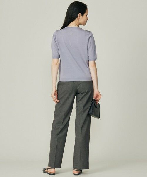 L size ONWARD(大きいサイズ) / エルサイズオンワード ニット・セーター | 【アンサンブル対応】アセテートコットンプルオーバー ニット | 詳細6