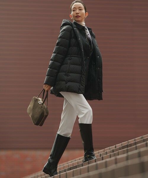 L size ONWARD(大きいサイズ) / エルサイズオンワード ニット・セーター | 【CLASSY.掲載/洗える】スムージーコットン タートルネック ニット | 詳細13