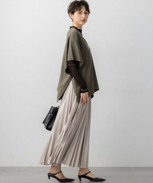 L size ONWARD(大きいサイズ) / エルサイズオンワード ニット・セーター | 【洗える】シアーリブハイネック ニット | 詳細14