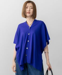 L size ONWARD(大きいサイズ) / エルサイズオンワード ニット・セーター | 【洗える】コンパクトウール マルチウェイ ニットポンチョ