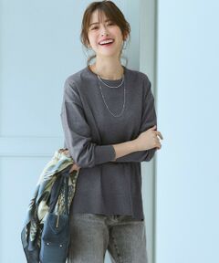 L size ONWARD(大きいサイズ) / エルサイズオンワード ニット・セーター | 【洗える】オータムシャイニー リラクシー ニット